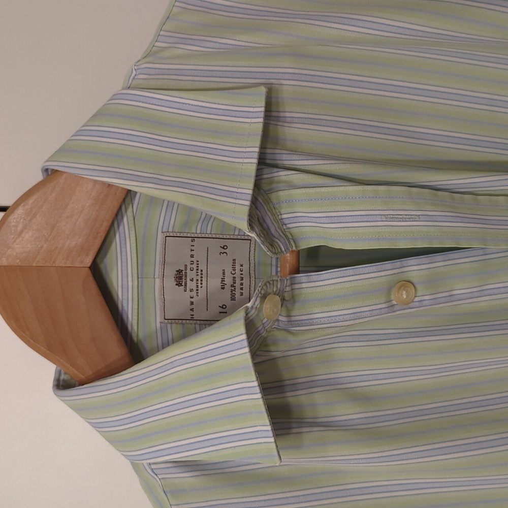 Hawes & Curtis French Cuff Dress Shirt Men's 16